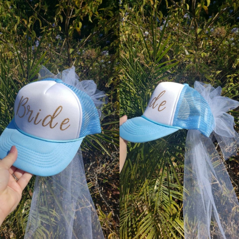 Bride veil hat